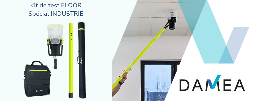 Kit de test pour détecteur de fumée spécial Industrie : la solution FLOOR pour les interventions exigeantes
